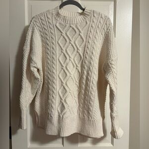 Abercrombie & Fitch Cream Sweater
